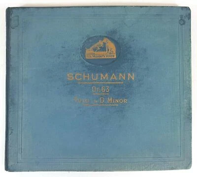 Schumann Op.63 Trio in D Minor His Master's Voice LP Shellac 12" -VG B106 - Image 1 of 4