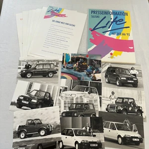 1993 Suzuki Press Kit Brochure Photos German Swift Vitara Super Carry Samurai - Picture 1 of 10