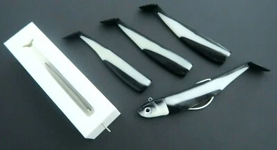 Esche artificiali,Spinning Stampo Softbaits Minnow Split Belly cm.9 - Immagine 1 di 4