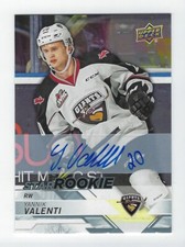 2018-19 Upper Deck CHL #397 Yannik Valenti Star Rookies autograph