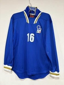MATCH WORN Roberto Di Matteo 1996 Italy | Euro 96 Qualifiers | Size L Nike LS - Picture 1 of 10
