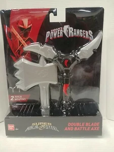 Sabans Power Rangers Super Ninja Steel Double Blade & Battle Axe Toy NEW - Picture 1 of 2