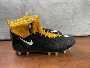 Nike Force Savage Football Cleat Mens 18 918346-017 Pittsburgh Yellow Black MINT - Picture 1 of 17