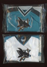 2006-07 UD Mini Jersey Collection Home & Away Jerseys #JT Joe Thornton *S4946