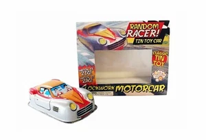 ZUFÄLLIGE RACER UHRWERK ZINN MOTORAUTO KLASSISCHES SPIELZEUG AUFZIEHEN x 1 - Bild 1 von 1