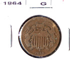1864 2 Cent Piece/Large Motto