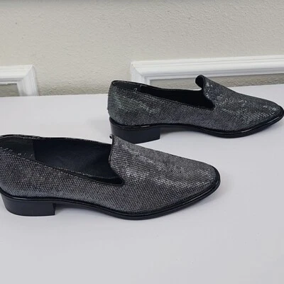 Zapatos sin cordones Adrianna Papell plateados para mujer talla 7,5 M Foto 1 de 4