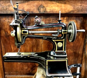Rare machine Hurtu & hautin a coudre XIX 19th century Sewing Haute Couture - Picture 1 of 12