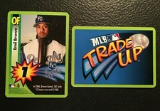 EMIL BROWN KC ROYALS ODD BALL CARD 2007 MLB TRADE UP GAME 