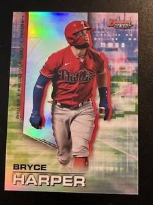 Bryce Harper 2021 Bowman's Best #55 Philadelphia Phillies Refractor