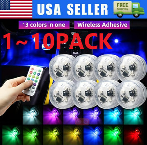 Colorful LED Lights Car Interior Accessories Atmosphere Lamp W/ Remote Control