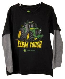 John Deere Boys FARM TOUGH Long Sleeve Top (Size 7) - Picture 1 of 4