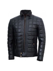 Mens Costume Lambskin Leather Jacket Vintage Designer Coat - Picture 1 of 5
