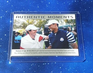 2013 SP Authentic Golf Tiger Woods - Rory McIlory Authentic Moments #75 - Picture 1 of 6