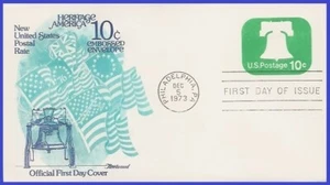 USA4 #U567 U/A FLEETWOOD FDC Liberty Bell - Foto 1 di 1
