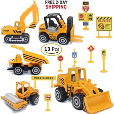 Construction Toys Set, Excavator Toy Vehicles, Dump Truck Road Cars Toys