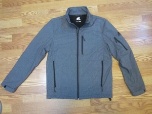 Zeroxposur Mens Medium Gray Herringbone Softshell Jacket - Picture 1 of 5