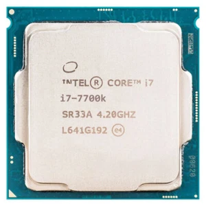 7th Gen Intel Core i7-7700K LGA 1151 CPU 4.5 GHz Quad Cores Processor 91W - Picture 1 of 2