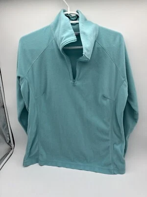 Moletom Columbia Feminino 1\4 Zíper Gola Alta Manga Longa Azul Aqua Tamanho XL - Imagem 1 de 3
