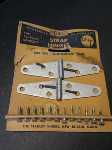 Vintage Stanley Gurtscharniere 2er Set - Bild 1 von 3