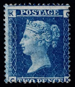 1858 2d Piastra Blu 9 CK Nuova Nuova Nuova SG 45 Cat. £350,00 - Foto 1 di 1