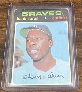 Hank Aaron 1971 Topps #400 Atlanta Braves RL01 - Picture 1 of 2