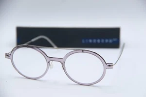 NEW LINDBERG NO 006/A713 COL P10 CLEAR GUNMETAL AUTHENTIC SUNGLASSES 48-22 - Picture 1 of 5