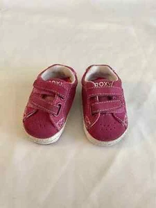 Roxy slip on sneakers Hot pink toddler girl Barbie Style size 2 - Picture 1 of 3