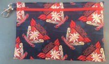 Captain Marvel, small handmade zippered bag by studioyj