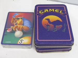 NIB OLD JOE CAMEL POOL TABLE HUSTLER POKER SIZE PLAYING CARDS DECK ADVERTISING - Picture 1 of 1