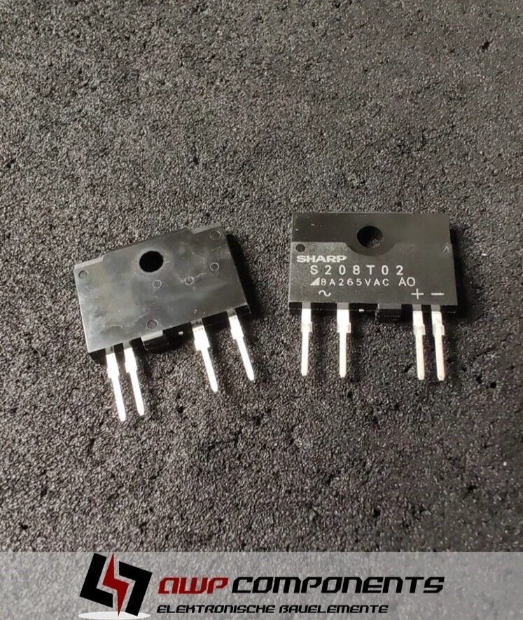 S208T02 - Solid State Relay 265V/AC 8A - Sharp - New! NOS! - Image 1 of 1