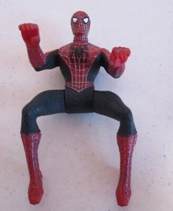 Spiderman-4.25 Alto-Gris y Rojo - Motociclista - Sin fecha - Brazos Piernas Mover - Marvel - Imagen 1 de 3