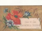 Chas W Lee Harmonica Soloist Orange Flower Bay State Lyceum Bureau Card c1880s