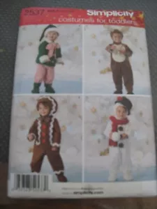 Modello Simplicity 2537 Costumi per Bambini, 4 stili taglie da 1/2 a 4 - Foto 1 di 2