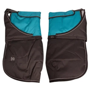 Pet One Dog Coat “Blizzard” Heavy Duty Water Proof Teal/Black - Picture 1 of 1