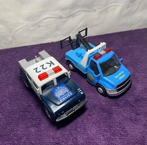 Corgi Chunkies CH075 Police Car & CH065 Tow TRUCK bundle - Picture 1 of 9