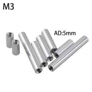 M3 Rund Aluminium Innengewinde Standoff Abstandshalter Muttern Muffe AD:5mm - Picture 1 of 7