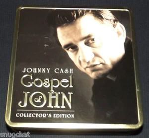Collectible 2008 Johnny Cash Gospel of John Collector's Edition Tin Canister  - Picture 1 of 3