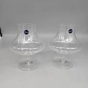 KAMMAK Kristall Schnapsgläser 2 Premium Handarbeit Stiel Brandy Bourbon Glas - Bild 1 von 5