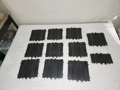 Vintage 1963 Eldon 1/24 Scale 5 & 5/8" Straight Track Lot 11 Pieces  - Image 1 of 4