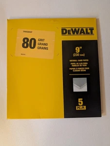 Discos de lija para paneles de yeso DEWALT 9" 80 grano paquete de 5 DWAS805P - Imagen 1 de 2
