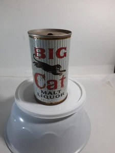 BIG CAT LICOR DE MALTA CERVEZA LATA TIRAR LENGÜETA - Imagen 1 de 6