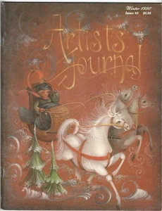 Artists Journal Magazine Winter 1990 Xmas Decorative Tole Painting #3 XLNT - Picture 1 of 3