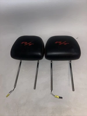 Juego de reposacabezas Dodge Challenger 2010 R/T bordado 41D LTHR DX9 RT OEM Drvr/Pass Foto 1 de 4