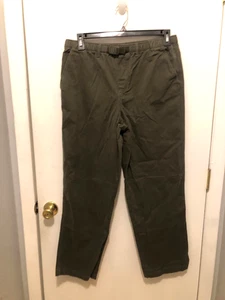 NUOVO Lands End Pantaloni Chino Ragazzo Husky XXL 18H-20H Elasticizzati Vita Cotone - Foto 1 di 3