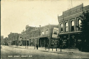 Quebec - Granby- Main Street  - 1909 - Picture 1 of 2