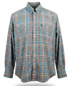 Camisa Barbour Para Hombre 2XL Cuadros Abotonada Manga Larga Ajuste A Medida Multicolor - Imagen 1 de 8
