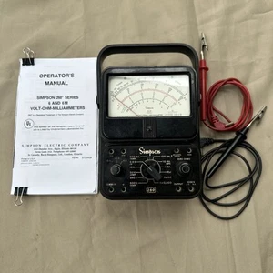 U16773 Używany miernik milimetrów Simpson 260 serii 8 V omów - Zdjęcie 1 z 7
