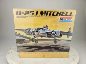 Monogram B-25J Mitchell 1/48 Molded in Color Model Airplane Kit Sealed WWII 5502 - Picture 1 of 11