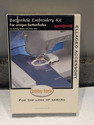 Baby Lock Ellageo Buttonhole Embroidery Hoop Kit ESG-BK  - Image 1 of 4